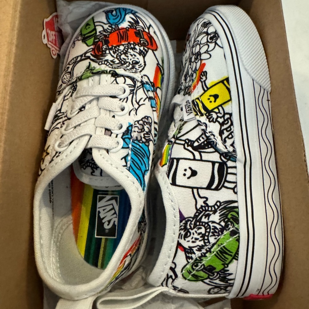 Crayola DyiSketch Your Sneakers with Multicolor Design